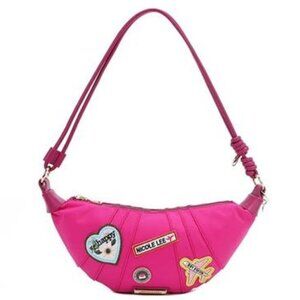 Nicole Lee USA Color Patch Croissant Bag